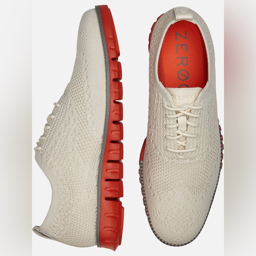 Cole Haan Zerogrand Wingtip Knit Oxford SZ 12M